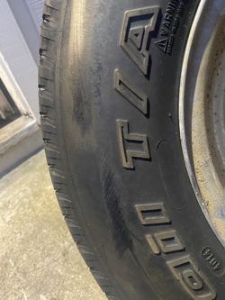 4 Rims & Tires P225-75-R15