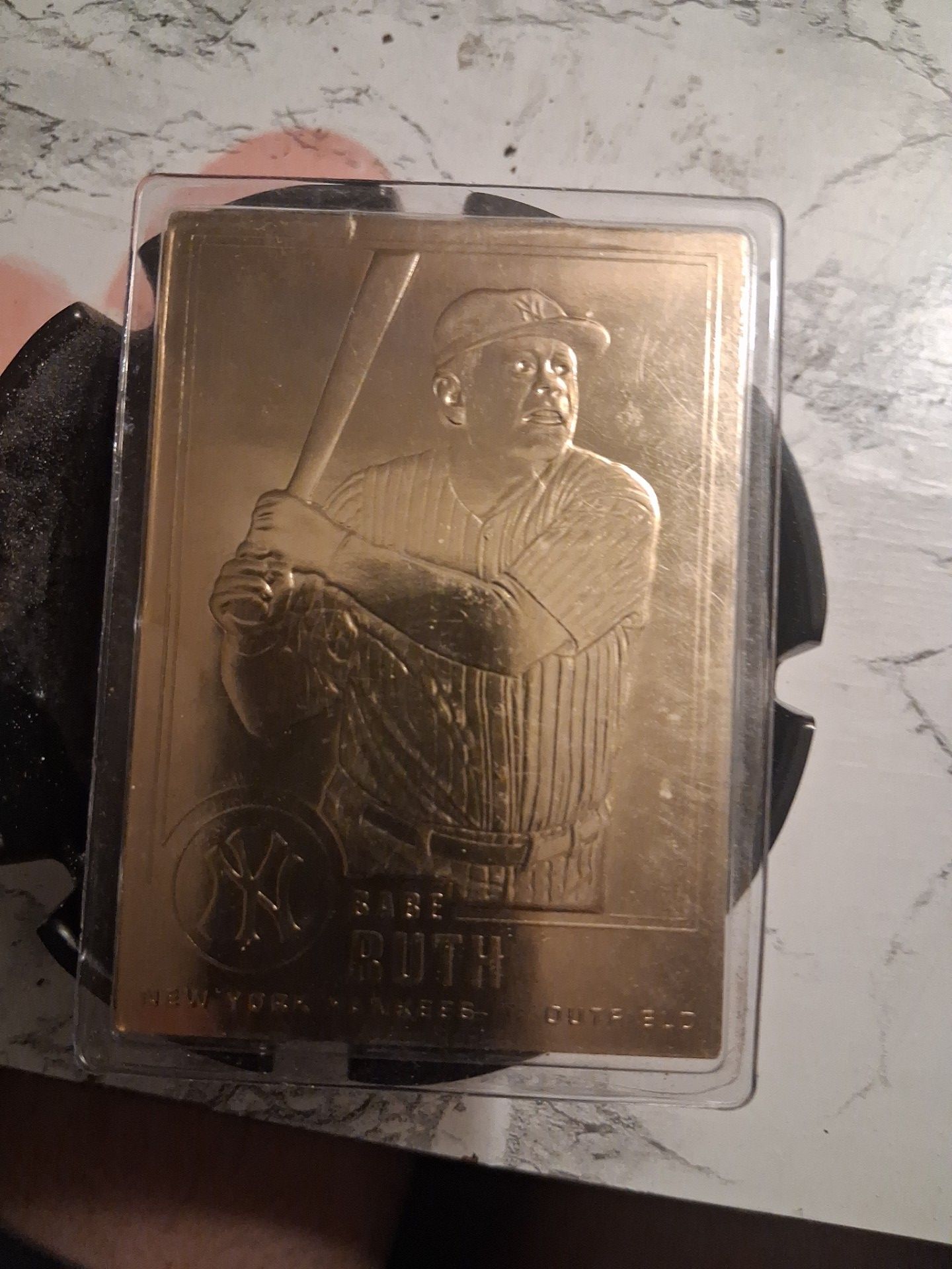 Gold baseballcard