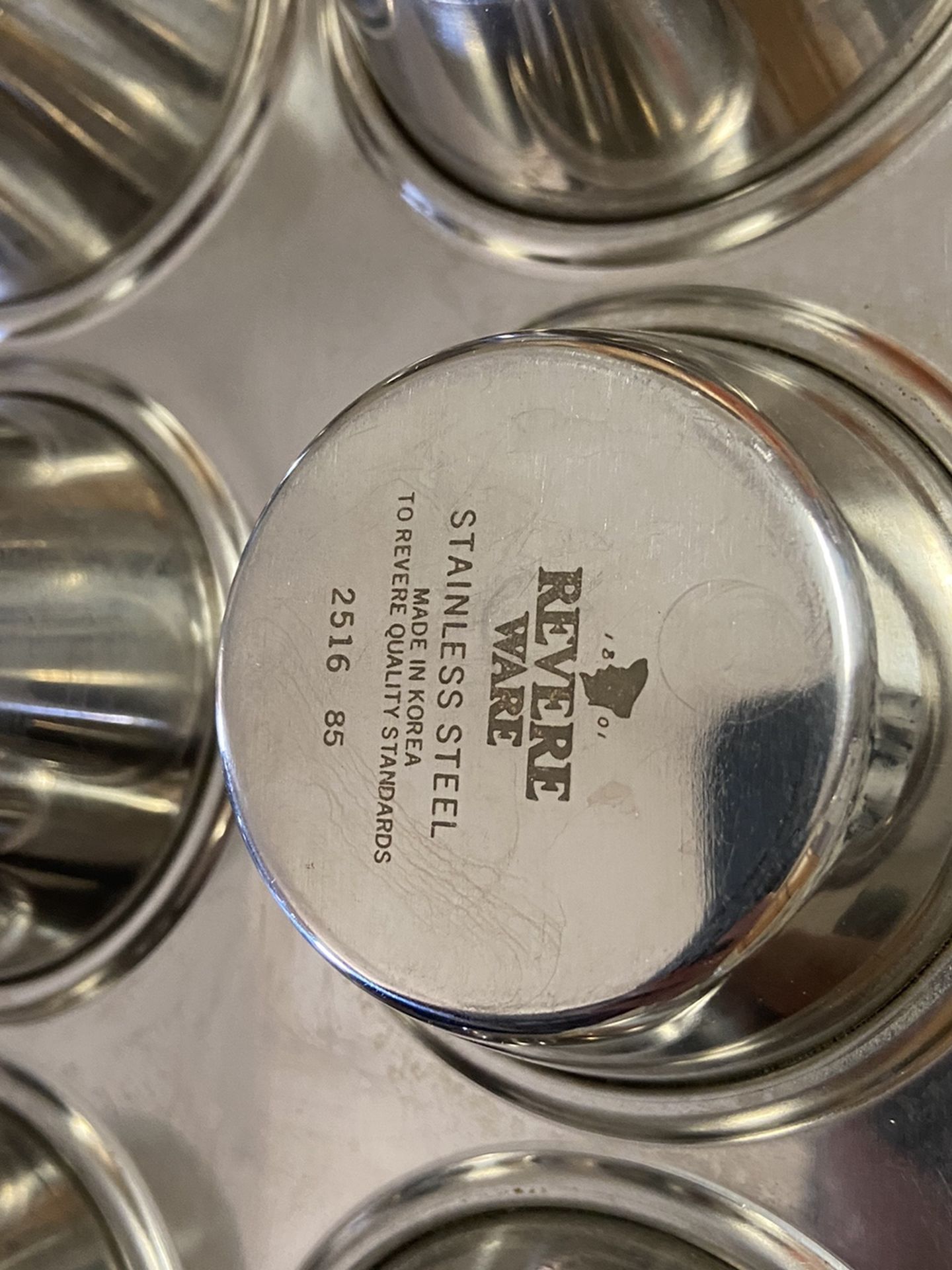 Vintage Revere Ware Stainless Steel Muffin Pan 2516 for Sale in Phoenix