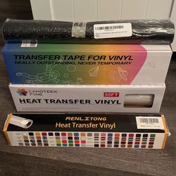 New Heat Transfer Vinyl And Transfer Tape