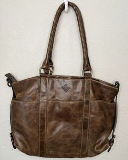 Patricia Nash Carducci Brown Leather Purse/Tote
