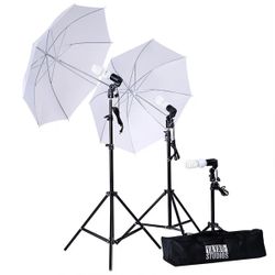 ⭕️vendo nuevo en caja por 12 pcs oh menos los que guste Photography Photo Portrait Studio  Day Light White Umbrella Continuous Lighting Kit 