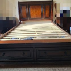 Queen storage Sleigh Bed Frame