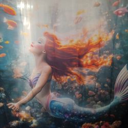 Mermaid Shower Curtain 