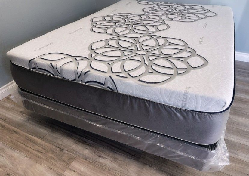 Full Sky Comfort Bamboo Cool Gel Memory Foam Matres !!