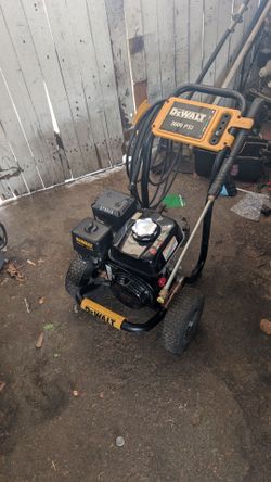 DeWalt pressure washer.