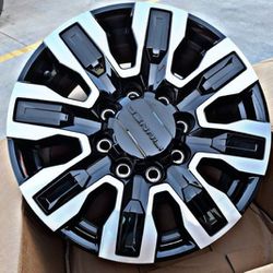 2024 GMC DENALI 2500 AT4 RIMS OEM NEW......
( 8 LUG )

