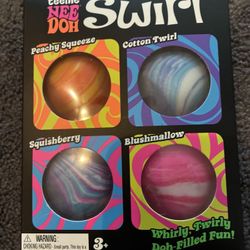 Needoh Swirls Set Of Four 