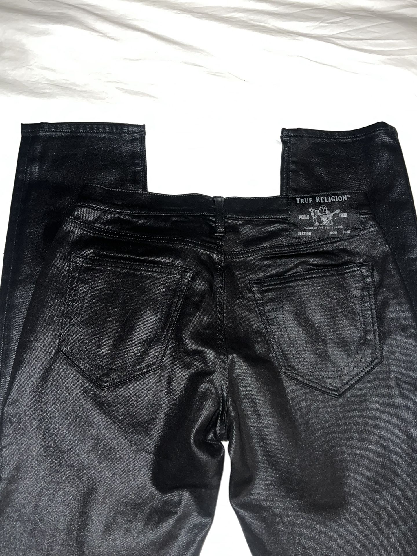 True Religion Black Jeans 30 X 32 New