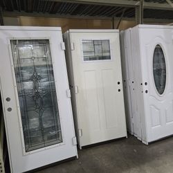 Exterior Fiberglass Doors Available 