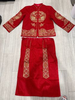 Men’s Chinese traditional wedding outfit