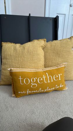 3 pice pillow set