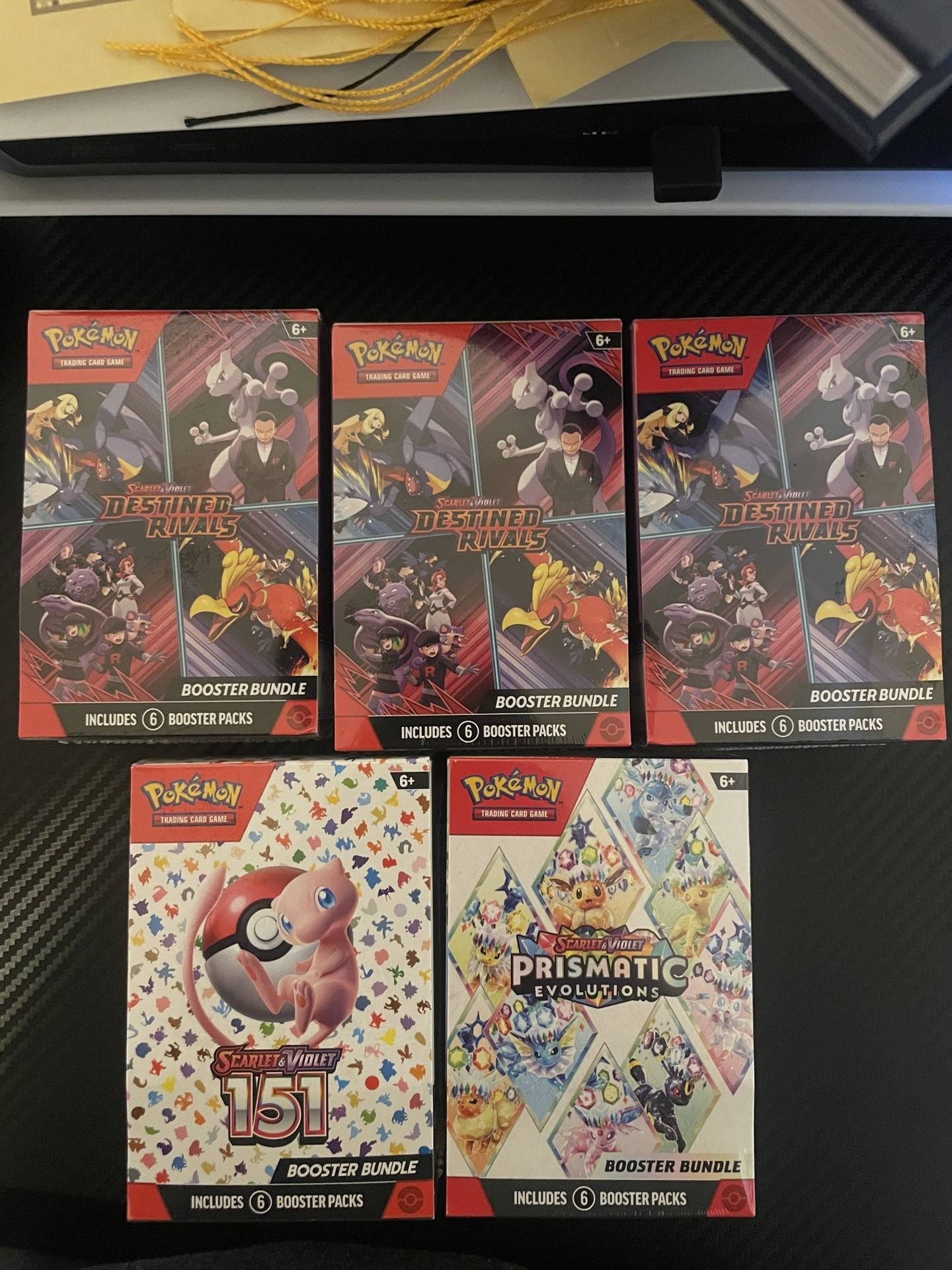 Pokemon Booster Bundles Prismatic Destined Rivals 151