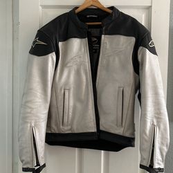 Men’s Alpine Stars Leather Motorcycle Jacket