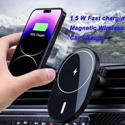 Fast Charging Wireless Magnetic Car Cellphone Charger