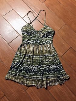 Jessica Simpson Animal Print Dress 👗 size Small