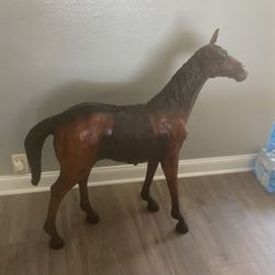 Leather horse 