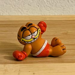 Vintage 1981 Garfield Boxer Figure