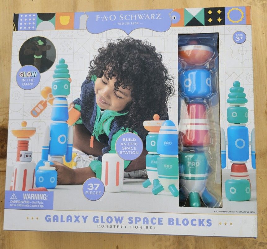 Galaxy Glow Space Blocks