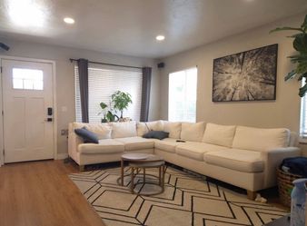 LIVING SPACES SECTIONAL COUCH