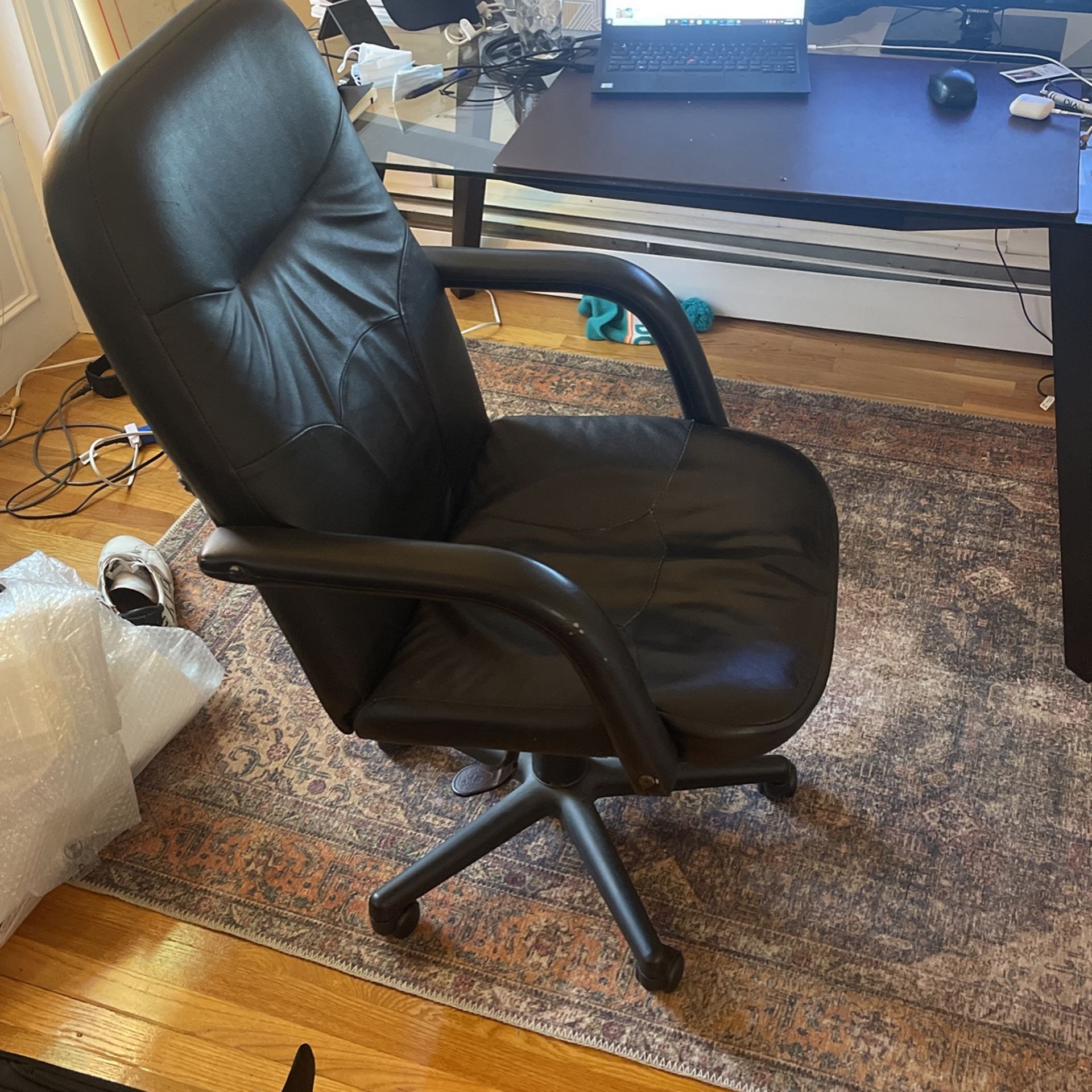 Leather Desk Chair 