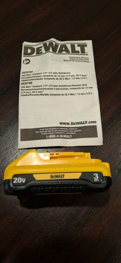 Brand New Dewalt 20v battery 3.0