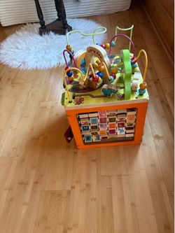 Like new Wooden  Activity Cube