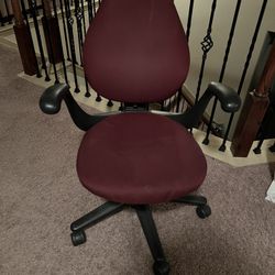 Maroon Office Chair 