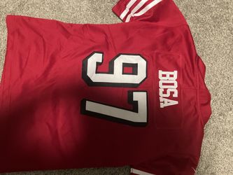 Small Nike 49er Nick Bosa jersey