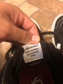 Supreme x vans collab size 8.5