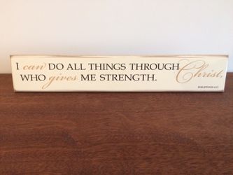 Wooden sign