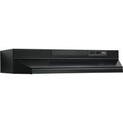 Broan F40000 Series 42 in. Convertible Under Cabinet Range Hood with Light in Black