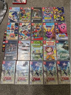 Various games + consoles
