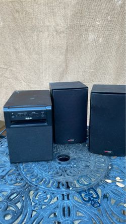 RCA Audio Receiver / subwoofer & 2 Polk Audio Speakers