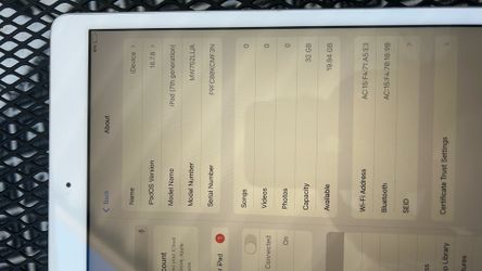 Apple ipad 7th gen 32gb