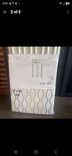 IKEA Textile with Wave Pattern,