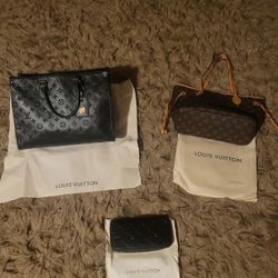 Black Louis Vuitton Tote (Authentic)