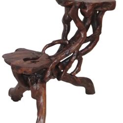 Early 20th Century Root and Twig Tabletop Plant Stand