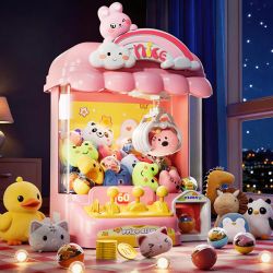 Brand New Claw Machine Toys for Kids Girls, Mini Vending Machine for Ages 3-5