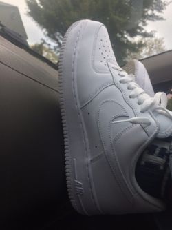 White low top AF1 8.5