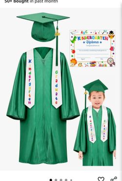 Kids cap and gown
