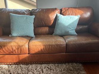 Leather sofa & Love Seat