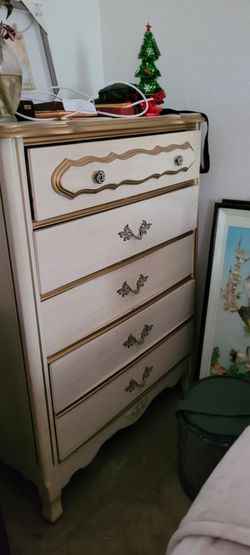 Vintage Dresser and End Table Set