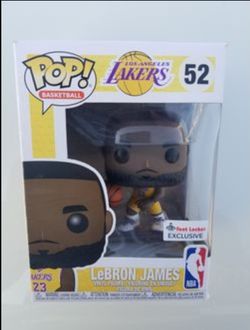Lebron James Funko Pop New Lakers Foot locker exclusive
