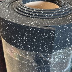 OVER 100 Rolls In Stock! RUBBER FLOORING GYM FLOOR - COMMERCIAL GRADE! Heavy Duty Indestructible, Better Than Horse Stall Mats 