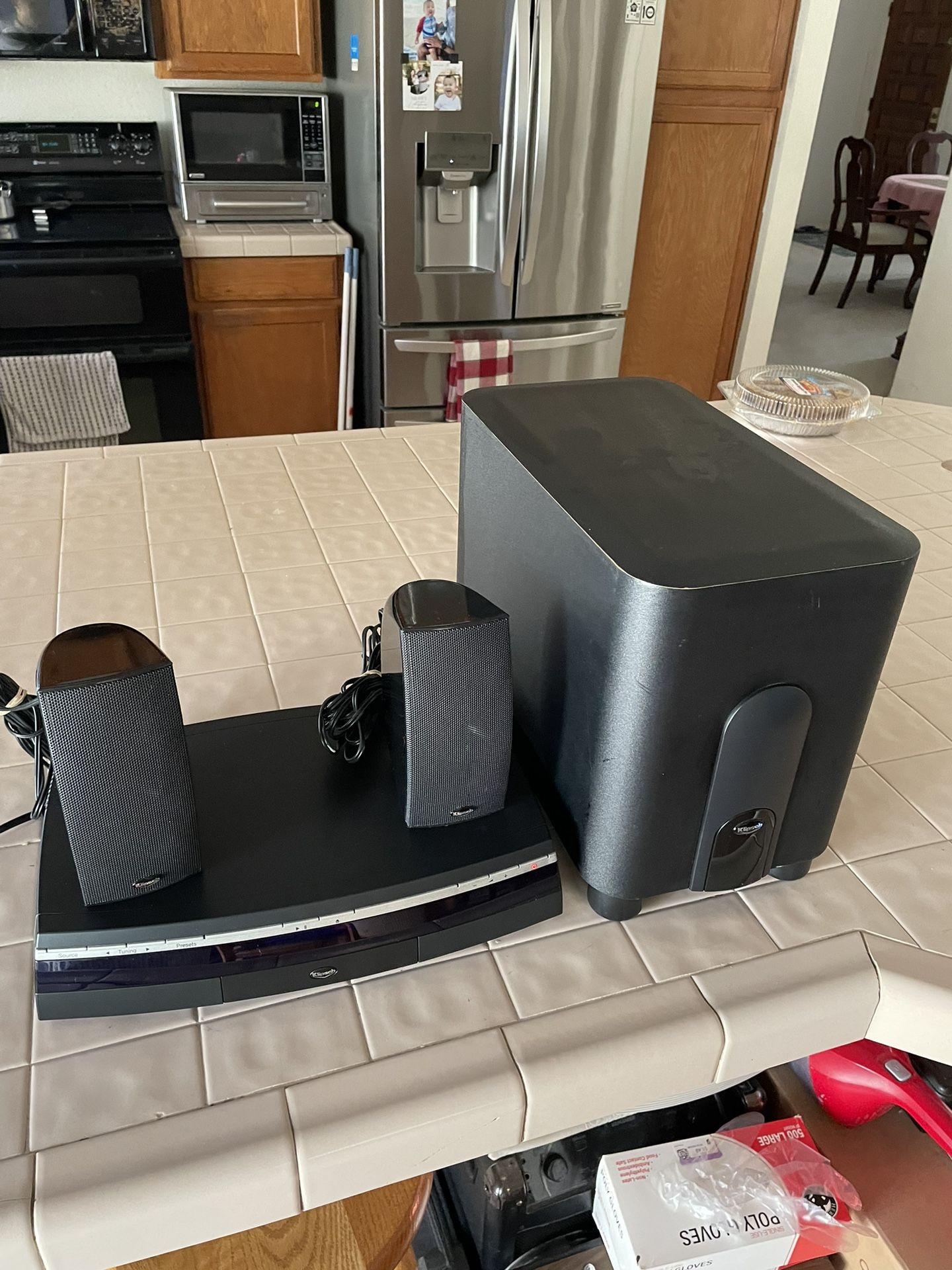 KLIPSCH cs-500 cd/dvd /am/fm radio