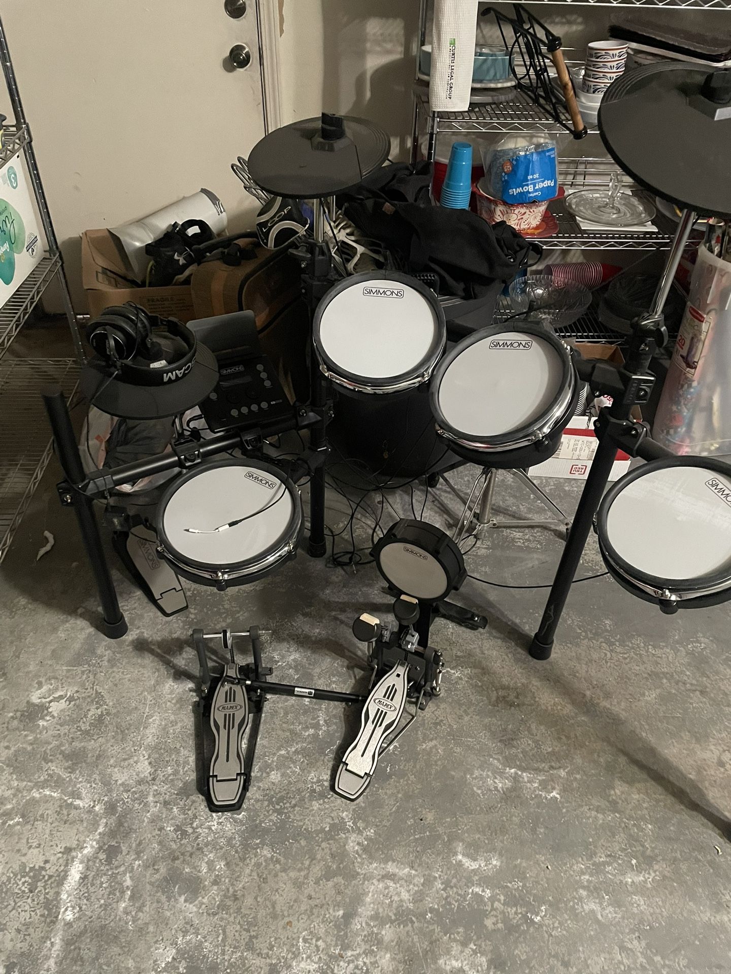 Used Simmons Electronic Drum Set