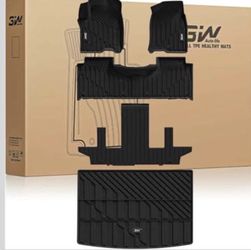 Floor Mats and Cargo Liner for Chevy Suburban (7-Seat.)