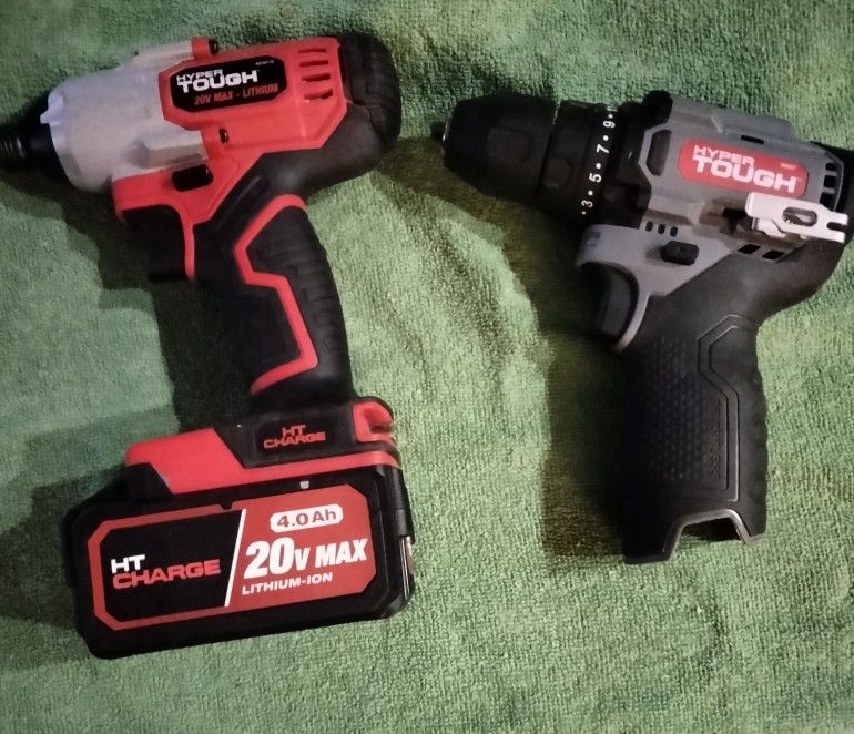 Hyper Tough 20v Impact And 12v Drill
