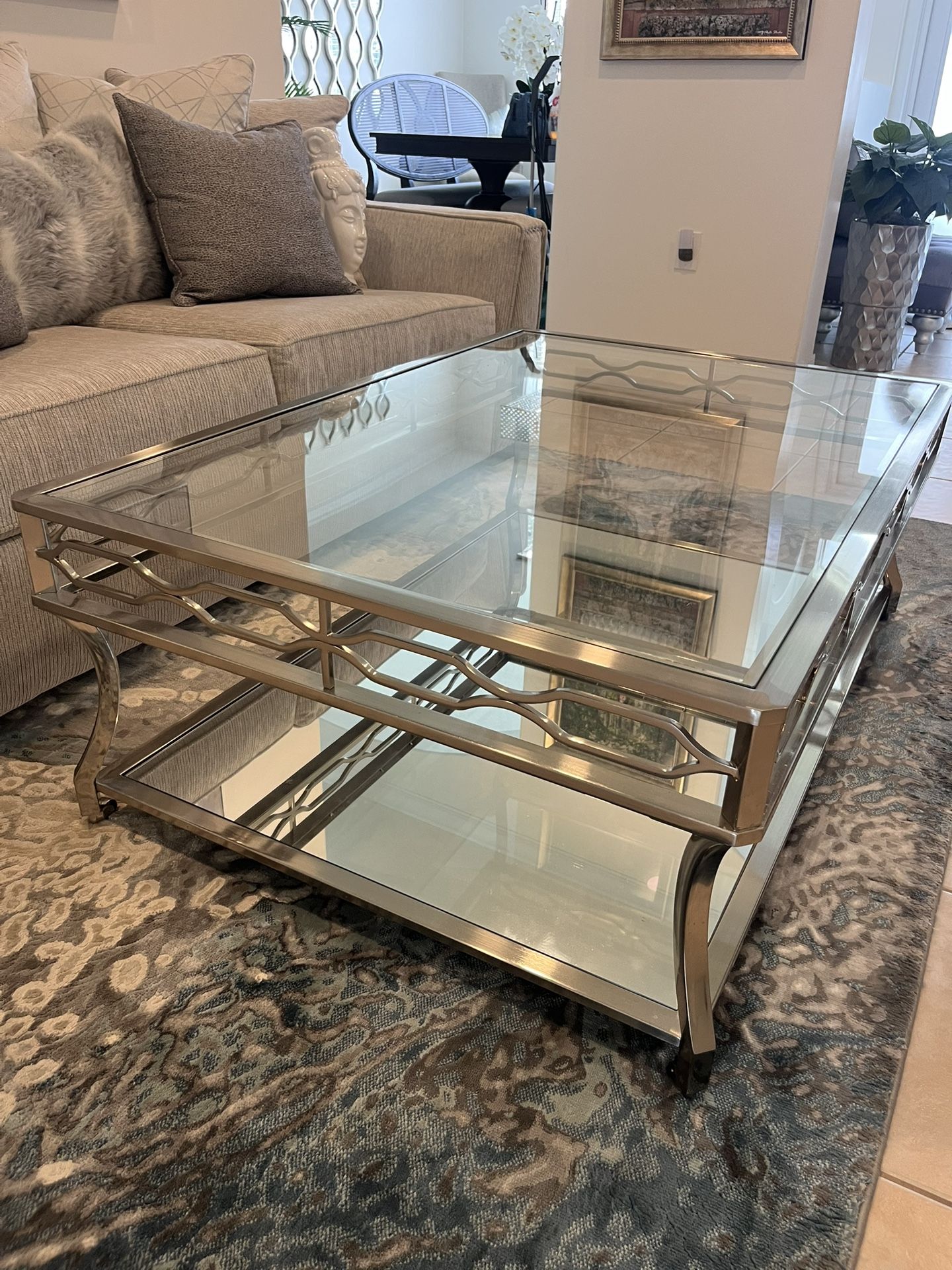 Chrome Coffee Table